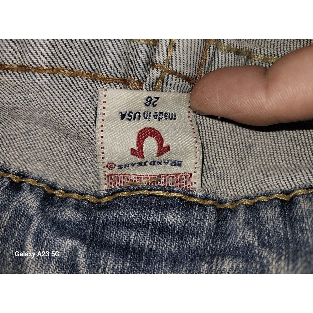 True Religion Jeans Size 28 Slim Leg - Picture 3 of 5